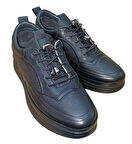 Modessa 121 Kadın Hakiki Deri Casual Comfort Ayakkabı Siyah