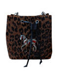 Guja 25yg612 Kaın Taşlı Günlük El Ve Omuz Çantası Leopar
