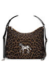 Guja 25yg605 Kadın Taşlı Kol Ve Omuz Çantası Leopar
