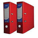 Büro Klasör Geniş Noki Kırmızı Büro Klasörü Halkalı 2 Adet