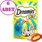 Dreamies Kedi Ödülü Mix Somonlu Peynirli 60 gr 6 AD