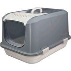 Amazon Kapalı Kedi Tuvaleti Gri S