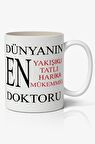 Doktorlar Günü Temalı Baskılı Kupa Bardak Baskılı Kahve Kupa Bardak