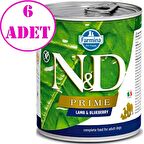 N&D Prime Kuzulu Yaban Mersini Köpek Konserve Maması 285 Gr 6 AD