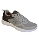 KİNETİX Erkek Siyah Gri 36-45 Kalın Rahat Taban Günlük Yürüyüş Spor Ayakkabı