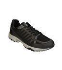 M.P Erkek Siyah Fileli Comfort Kalın Taban Yürüyüş Spor Ayakkabı