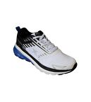 KİNETİX Erkek Beyaz Siyah Sneaker Spor Kosu Ayakkabısı