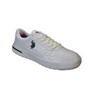 U.S.POLO ASSN Erkek Beyaz Siyah Sneaker Spor Ayakkabı