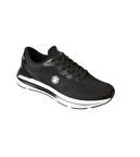 LUMBERJACK Erkek Siyah Gri Sneaker Örgu Memory Taban Spor Ayakkabı