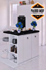 DF01112BD MDF Mutfak Adası Mutfak Dolabı Ada Mutfak Yemek Masası