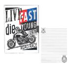 Hatıra Defteri Motor Figürlü Kilitli Erkek Modeli Günlük Defteri FlyArt Erkek Modeli 100 Yaprak Çizğili 1 Adet