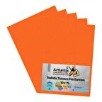 Fon Kartonu Fosforlu Turuncu 50x70 5 Adet Artlantis Fosforlu Fon Kartonu Turuncu 50*70 5 Adet