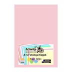 Açık Pembe Renkli A-4 Fotokopi Kağıdı 25 li 1 Paket Artlantis Fotokopi Renkli A4 Kağıdı