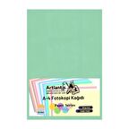 Çağla Yeşil Renkli A-4 Fotokopi Kağıdı 25 li 1 Paket Artlantis Fotokopi Renkli A4 Kağıdı