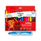 Jumbo Keçeli Kalem 12 Renk Pensan 12 Li Keçeli Kalem Jumbo 1 Paket