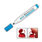 Açık Mavi Yazı Tahta Kalemi Doldurulabilir ve Silinebilir w-20 1 Adet Faber Yazı Tahta Kalemi