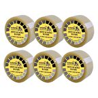 Koli Bandı Şeffaf 45x100 6 Lı 1 Paket Artlantis Koli Bantı 45*100 Ambalajlama Bandı Şeffaf Ekstra Yapıştırma Kaliteli 6 Lı