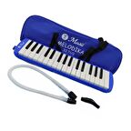 Mavi Melodika 32 Tuş Bez Çantalı 1 Adet Masis 32 Tuşlu Melodika Çantalı