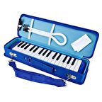 Mavi Melodika 32 Tuş Bez Çantalı 1 Adet Ticon 32 Tuşlu Melodika Çantalı