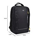 ÇÇS Siyah Elatae Lüks Kumaş Laptop Sırt Çantası -51421