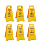 Omnisoft UCTM KZ101 Temizlik Var Uyarı Levhası 6 Adet