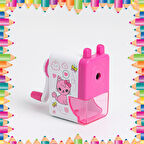 Kalemkar Sevimli Figürlü Mekanik Masa Üstü Kalemtıraş