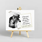 Sevgililere Özel Tasarımlı İroka Ayaklı Masa Üstü İsimlik