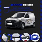 Dacia Dokker Oto Araç Kapı Koruma Fitili 5metre Parlak Mavi Renk
