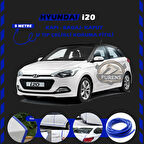 Hyundai İ20 Oto Araç Kapı Koruma Fitili 5metre Parlak Mavi Renk