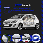 Opel Corsa D Oto Araç Kapı Koruma Fitili 5metre Parlak Mavi Renk