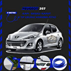 Peugeot 207 Oto Araç Kapı Koruma Fitili 5metre Parlak Mavi Renk