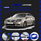 Renault Latitude Oto Araç Kapı Koruma Fitili 5metre Parlak Mavi Renk