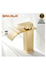 Banyo Lavabo Bataryası Şelale Mat Gold Modeli Yeni Tasarım Ürünü 7 Yıl Garantili