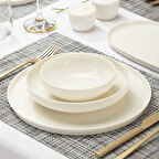 Bernardo 55 Parça Elegant- Smooth Sade Yemek Takımı