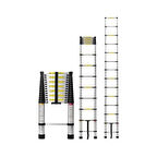 TENTTECH 2 Mt Paslanmaz Teleskopik Merdiven -7 Basamaklı