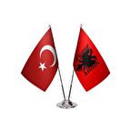 Arnavutluk İkili Masa Bayrağı