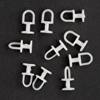 Loren Perde Düğmesi 10 adet Yuvarlak Tabanlı