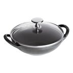 Staub La Cocotte Demir Döküm Grafit  Mini Wok 16 cm