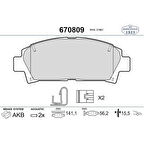 BALATA FREN ON-(TOYOTA  AVENSIS 00/02 )