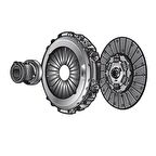 DEBRIYAJ SETI BASKI+DISK+RULMAN SCANIA P.G.R.T.-SERI 04- K-SERI 06-  GRS905 430 MM - 24 DIS - VALEO 827190