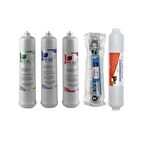 Sulook Kapalı Kasa Su Arıtma Cihazlarına Uyumlu Üstten Çift Çubuklu Inlıne 5'li Filtre Seti Lg Membranlı