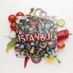 Decovetro Cam Kesme Tahtası Kare İstanbul Desenli 30x30 Cm