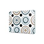 Decovetro Cam Kesme Tahtası Retro Yuvarlak Desenli 30x40 Cm