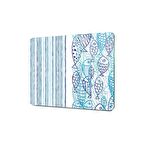 Decovetro Cam Kesme Tahtası Marine Fish Waves 20x30 Cm