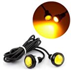 Cıvatalı Ayna Uyumlu Altı Aydınlatma Turuncu / Laam450-3