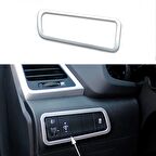 Hyundaı Tucson 2015-2018 Kontrol Panel Kaplama - Sılver (Abs)