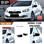 Kia Ceed (2012-2017) Batman Yarasa Ayna Kapağı (Parlak Siyah)