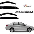 Krom Cam Rüzgarlığı 1.2Mm Fiat Albea/Palıo/Sıena 4'Lü / Caru430