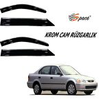 Krom Cam Rüzgarlığı 1.2Mm Honda Civic 1996/2001 4'Lü / Caru428