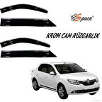 Krom Cam Rüzgarlığı 1.2Mm Renault Clio Symbol 1998-2015 4'Lü / Caru443